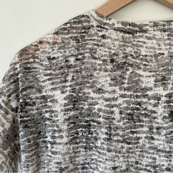 ✨NWT✨ LNA Burnout Boxy Crew Neck Tee in Python Print Sz SMALL (4-6) - Picture 12 of 15